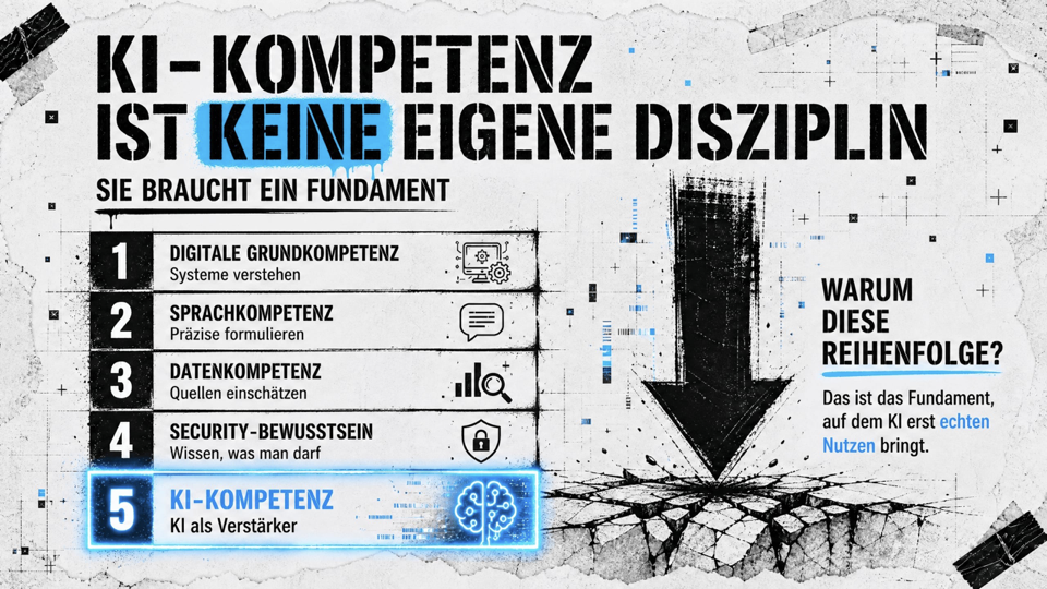 Folie: KI-Kompetenz ist keine eigene Disziplin